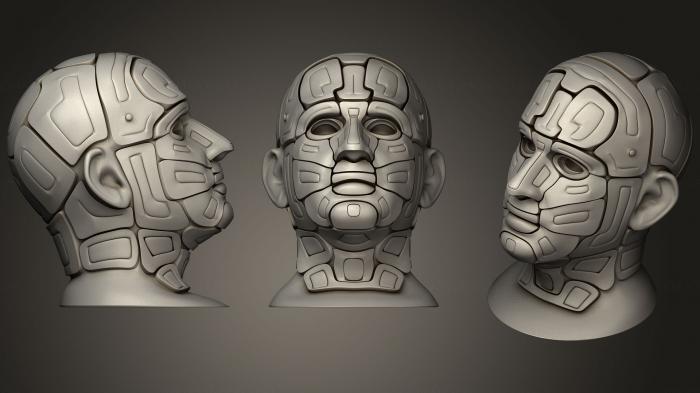 Busts of heroes and monsters - BUSTH_0721 - 3D model for CNC machine